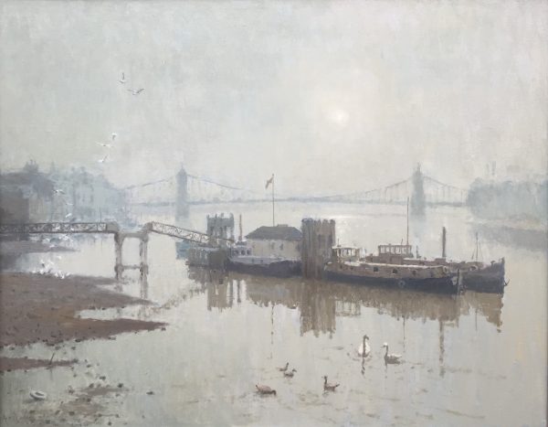 Hammersmith Bridge Dusk by Rod Pearce