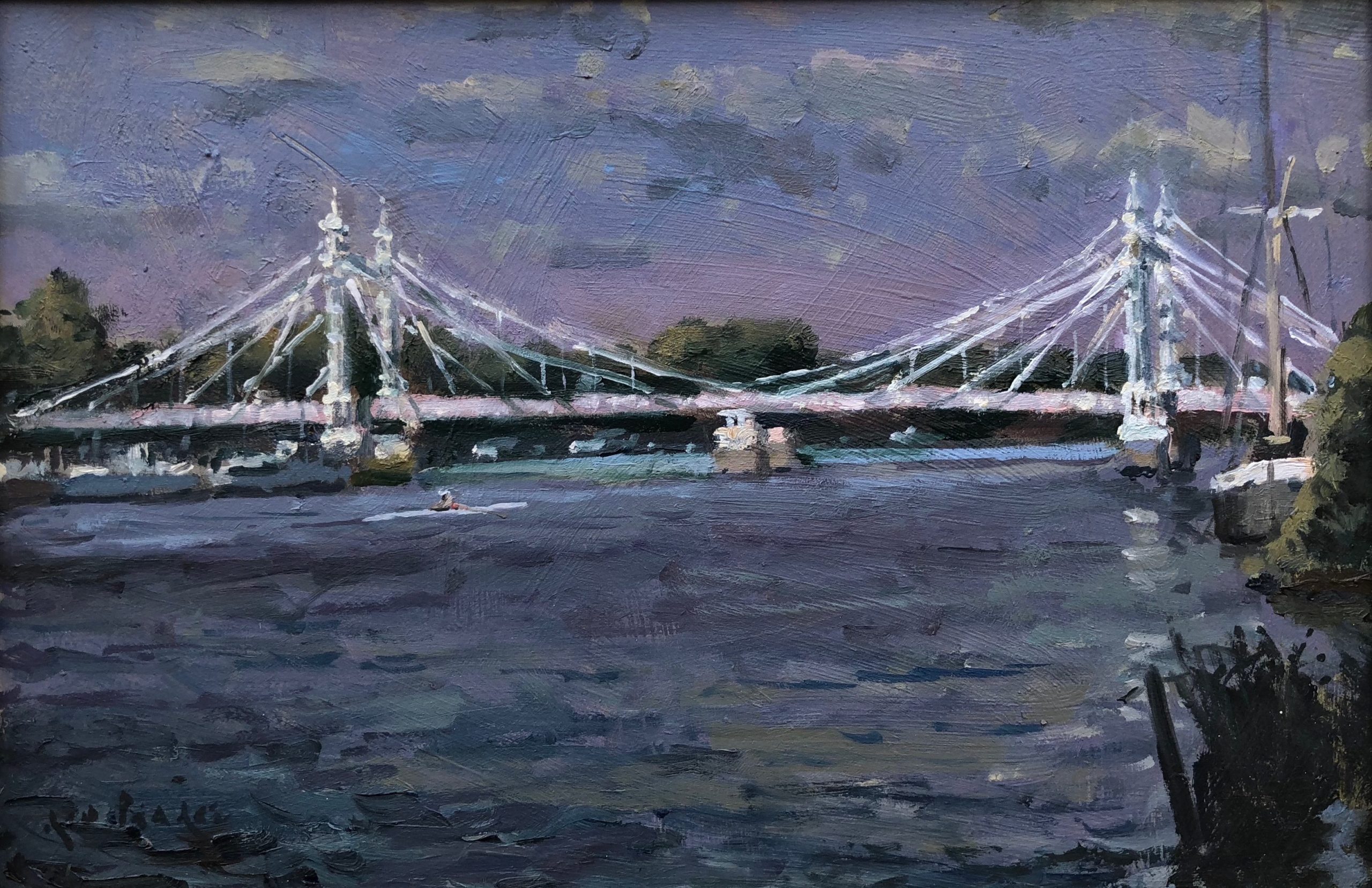 Albert Bridge by Rod Pearce Riverside Gallery Barnes