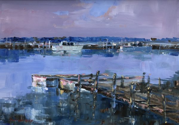 Southwold Harbour by Dan Walmsley Riverside Gallery Barnes