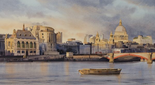 'The Golden Light of Evening, London by Oliver Pyle