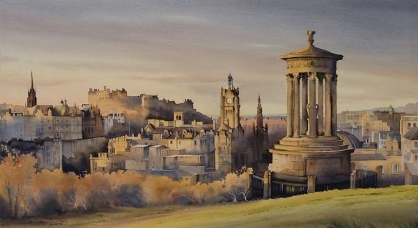 The Golden Light of Morning, Edinburgh by Oliver Pyle