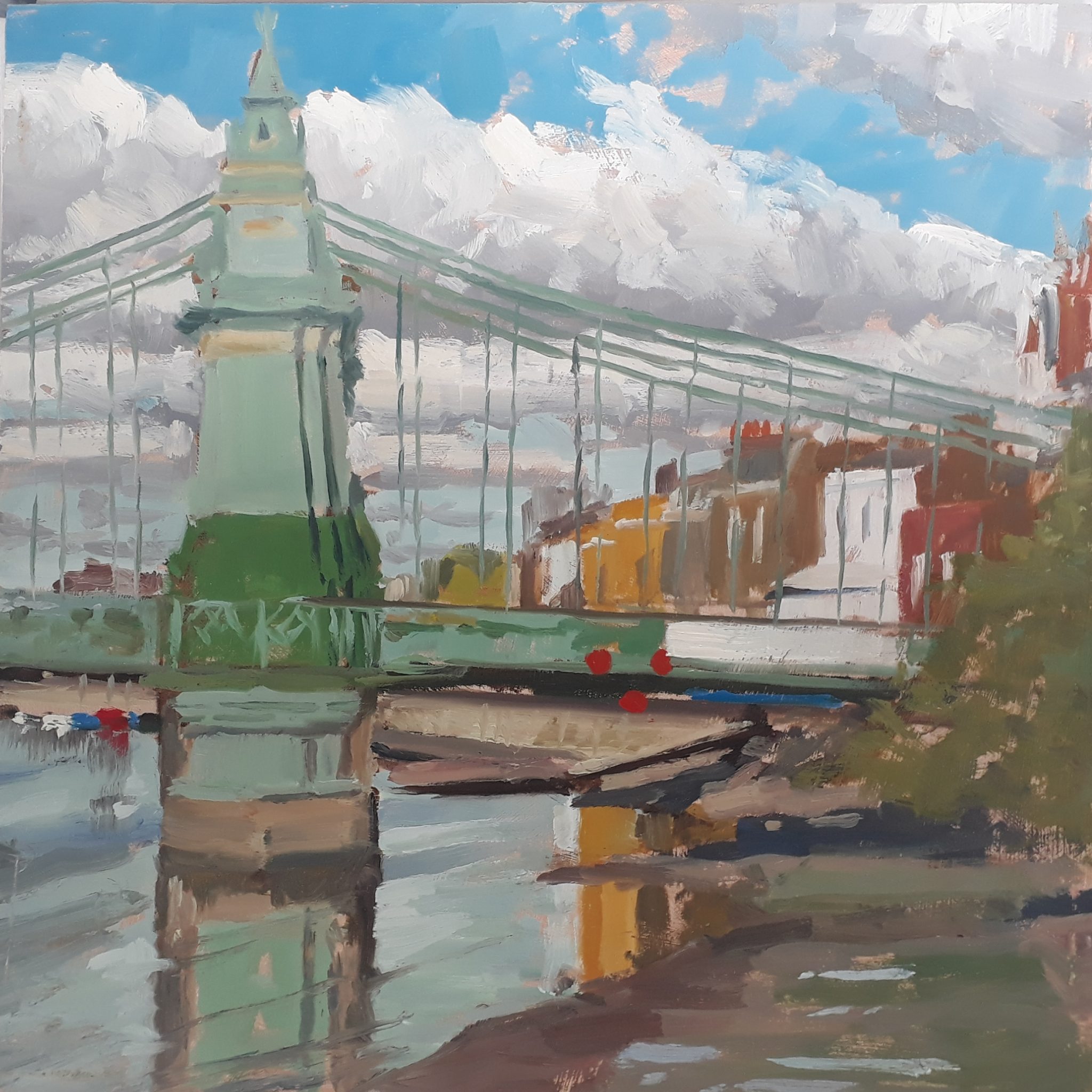 Bright Morning, Hammersmith Bridge SOLD Riverside Gallery & Framing